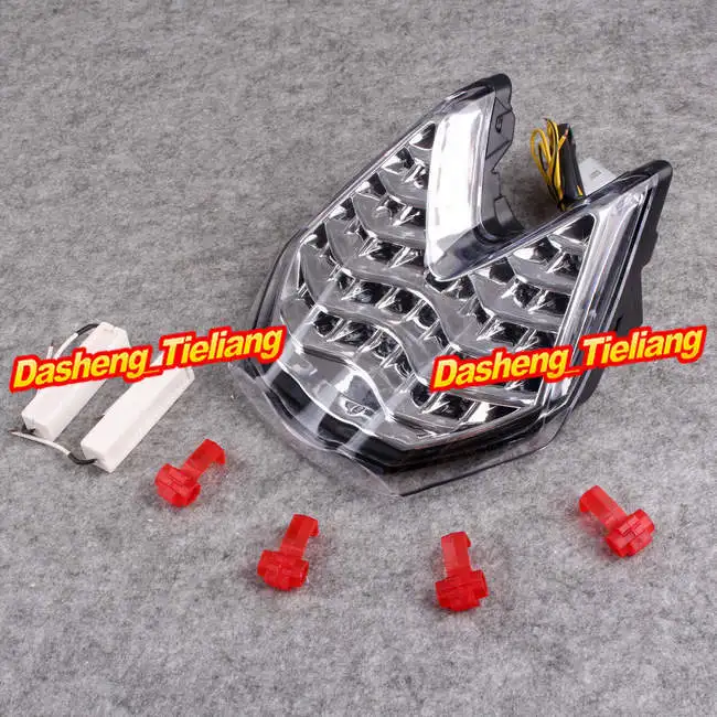 E Mark Integrated LED Tail Brake Light Taillight Turn Signal Lamp for