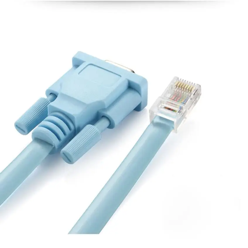Binmer цифровые кабели аудио видео кабель синий 1 8 м дБ 9Pin RS232 серийный к RJ45 CAT5 Ethernet