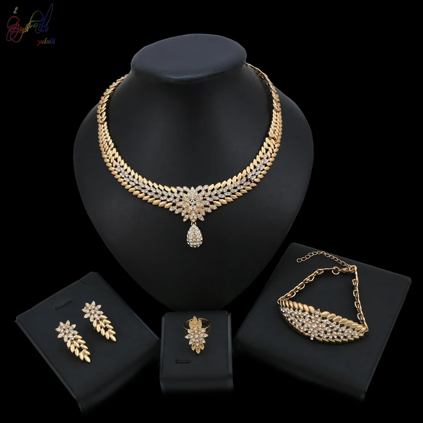 

Yulaili Fashion Jewelry Necklaces Sets Shopping Zone Jewellery Jewelry Accessories Simple Gold Jewellery Set