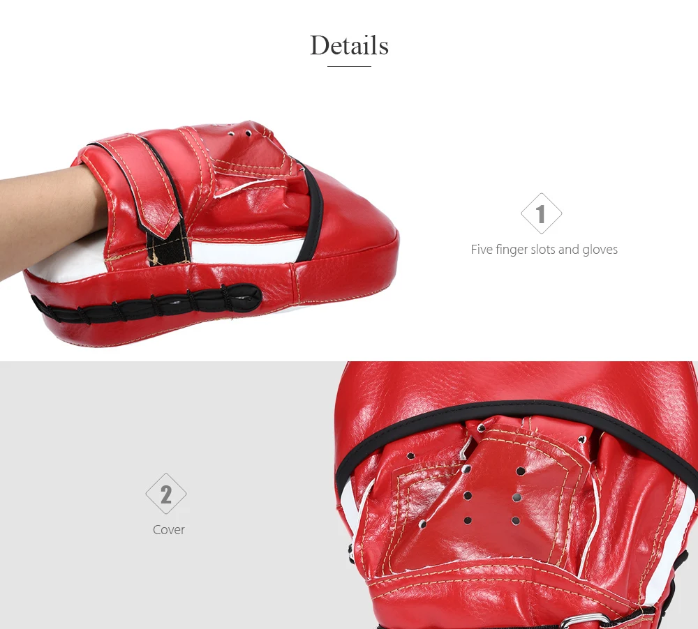 Suteng Map Pattern Curved Surface Boxing Pad Karate Thai Training Hand Target Gear