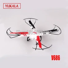 WLtoys V686G V686 FPV версия 4CH Квадрокоптер, Радиоуправляемый беспилотный летательный аппарат с HD камерой RTF 2,4 ГГц в режиме реального времени передача видео Безголовый режим v686g