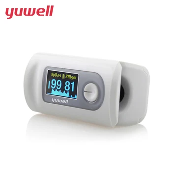 

yuwell Pulse Finger Oximeter New Portable Pulse Oximeter Blood Monitor Color LED Display Oxygen Saturation Waveform SPO2 PR CE