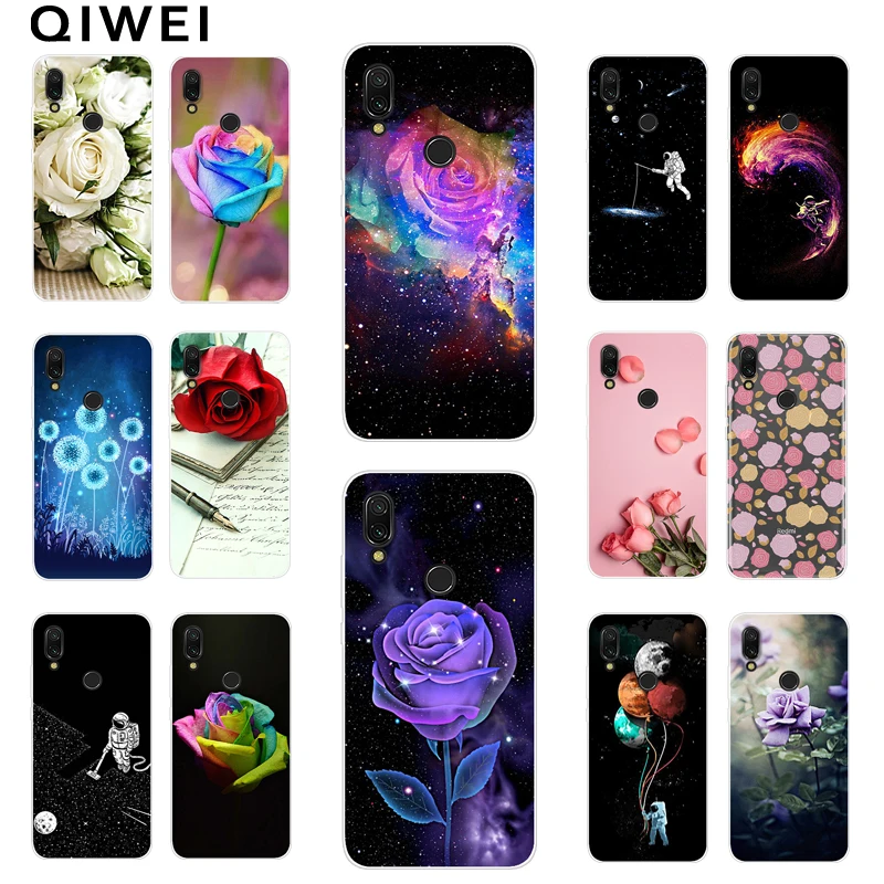 

For Xiaomi Redmi 7 Case 6.26'' Flowers Cactus Pattern Soft TPU Silicon Phone Cases For Xiaomi Redmi 7 Tpu Fundas On Redmi7 Coque
