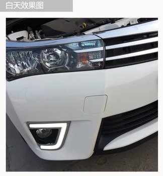

Oirun led drl daytime running light for toyota corolla 2014 2015 with turn light function top quality