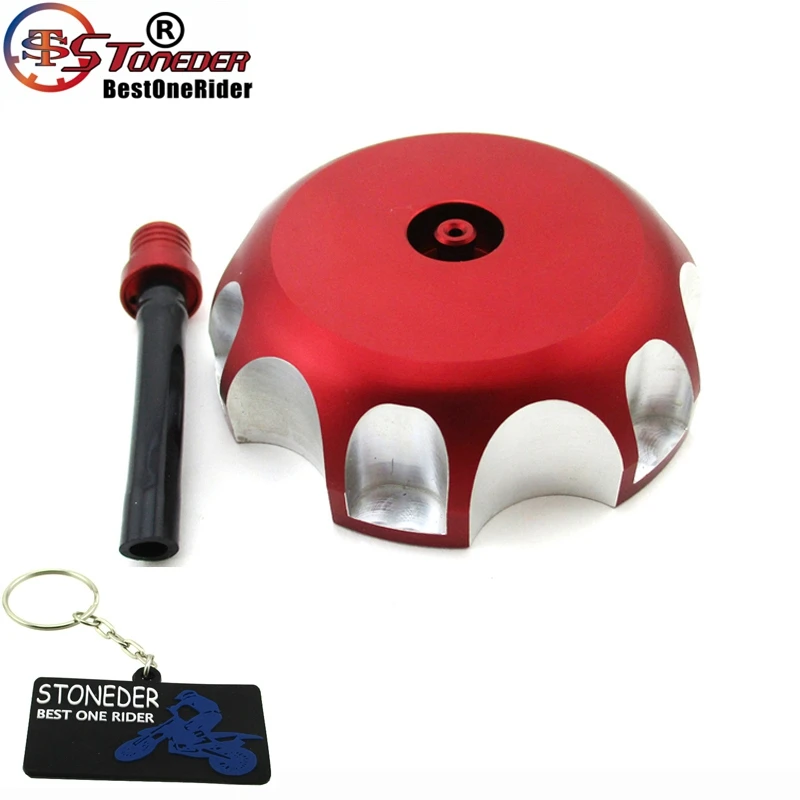Алюминиевая крышка для бензобака STONEDER CNC Honda CRF 250R 250X TRX 450R CRF450R CRF450X 2004 2005 2006 2008