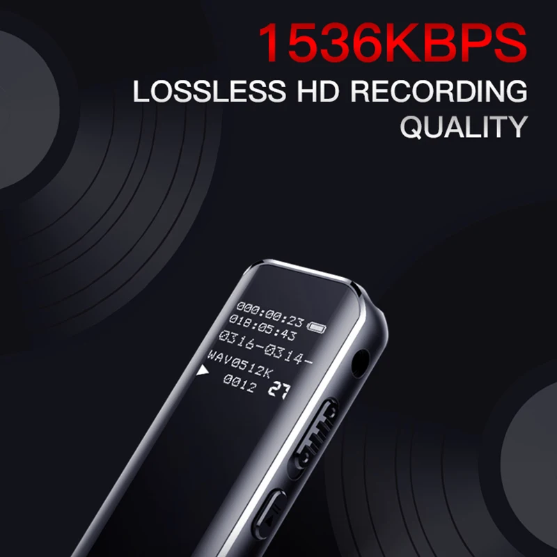 Shinco V19 Multi-function Voice Recorder Professional Digital Audio Voice Activated Recorder Microphone Mini Dictaphone