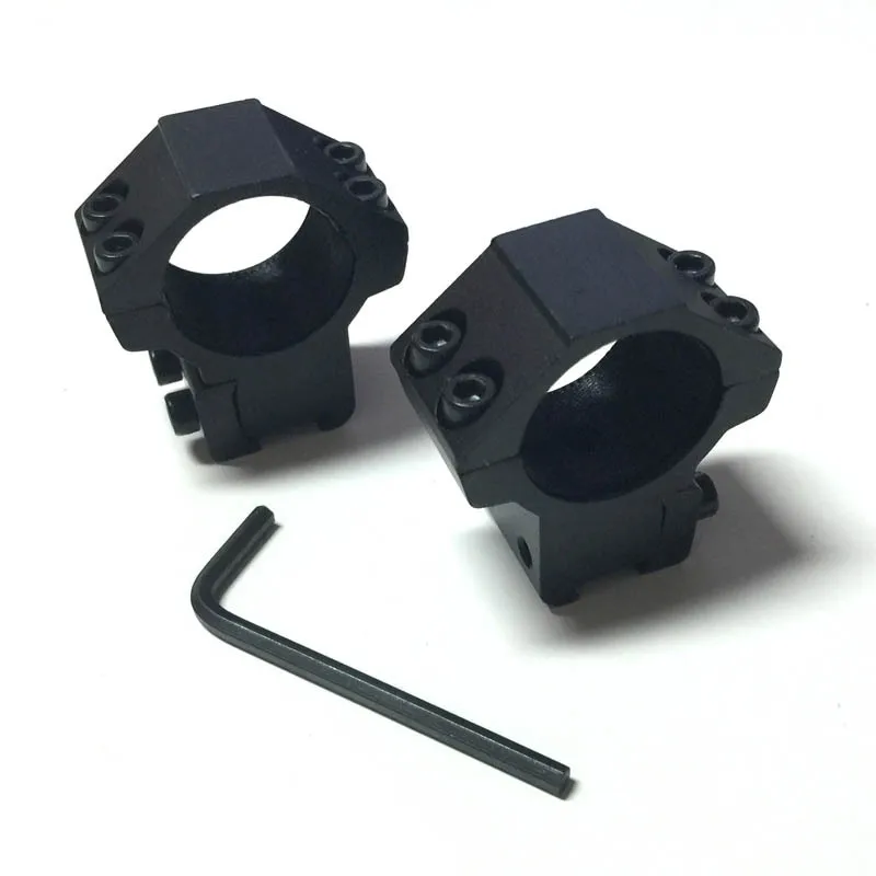 2pcs/pair 25.4mm 1 inch Scope Rings 11mm Riflescope Hunting Rail