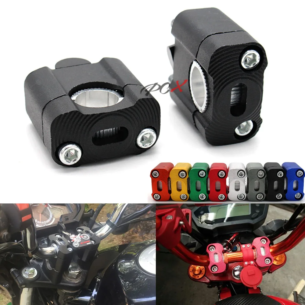 CNC мотоциклетный руль 2x7/8 &quot(22 мм)/1 1 / 8&quot (28 мм) Зажим подъемник для Honda CBR600RR F1 F2 F3 F4