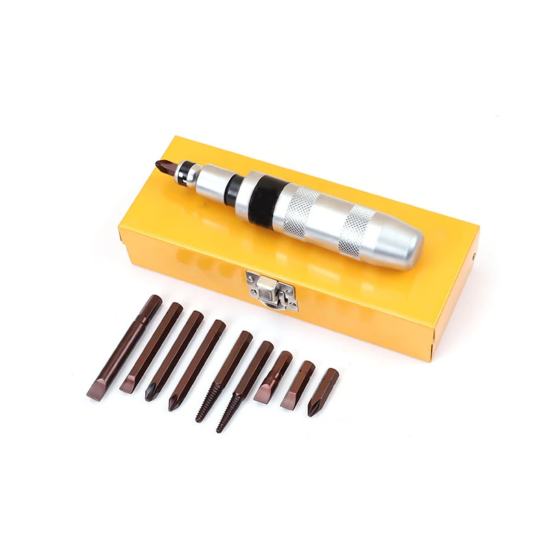 

12PCS Impact screwdriver set rust screw take-out S2 broken screw extractor industrial grade multi-functional impact batch