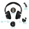 Wireless TV Headphones with 2.4G Digital RF Transmitter, Hi-Fi Over-Ear Cordless Headset with RCA / 3.5MM cable ► Photo 3/6