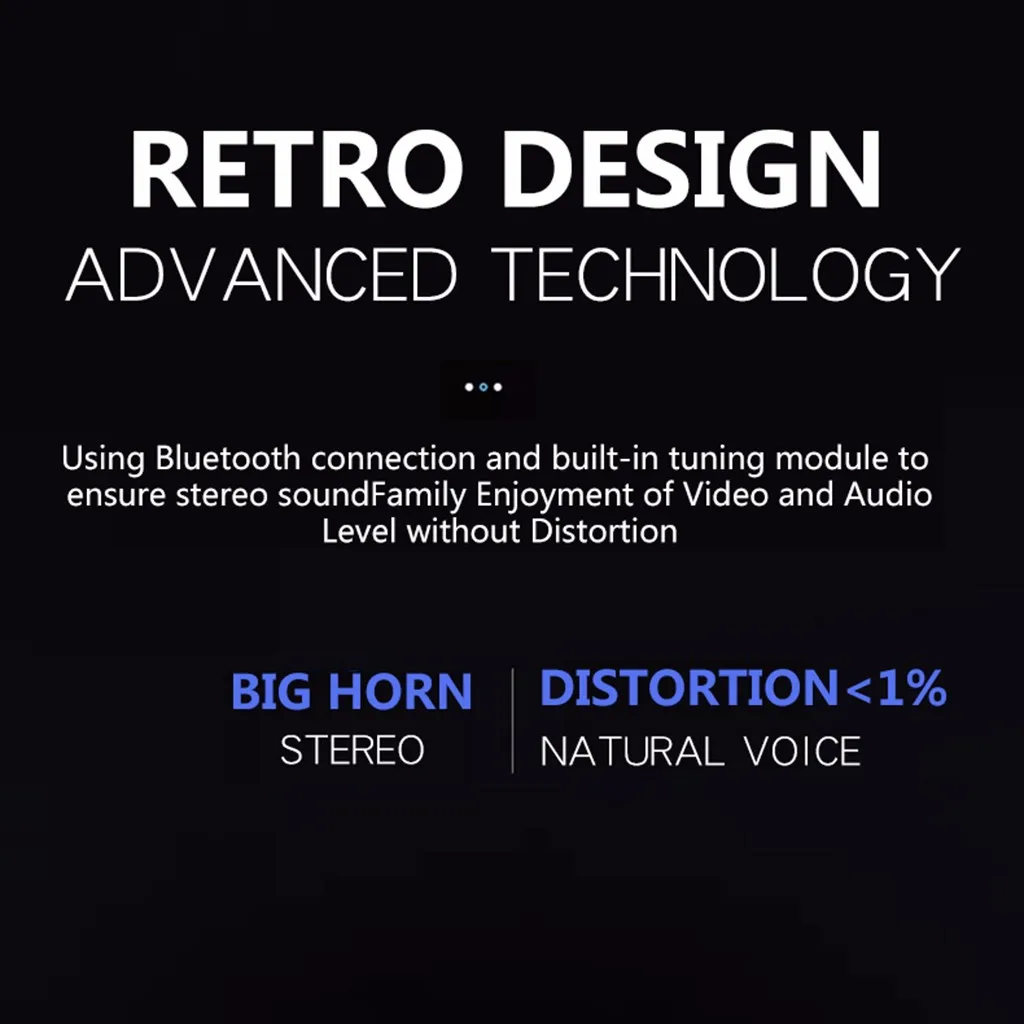 Портативный динамик Ретро ТВ мобильный телефон кронштейн беспроводной Bluetooth динамик мини портативный caixa де сом