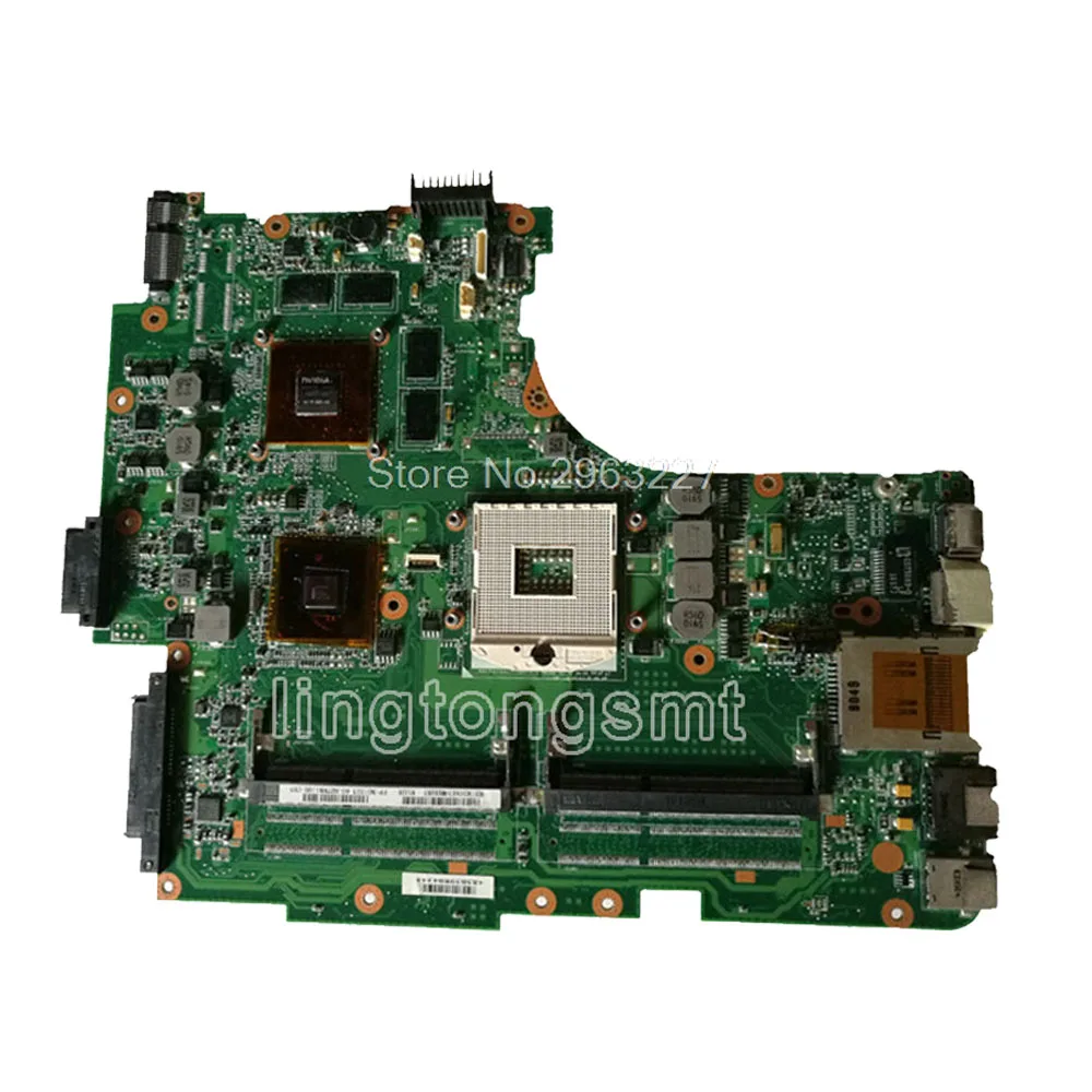 N53JL اللوحة HM55 ل ASUS N53J N53JN N53JF N53JG N53JL اللوحة المحمول اللوحة الأم اختبار 100% موافق GT425M 1 GB