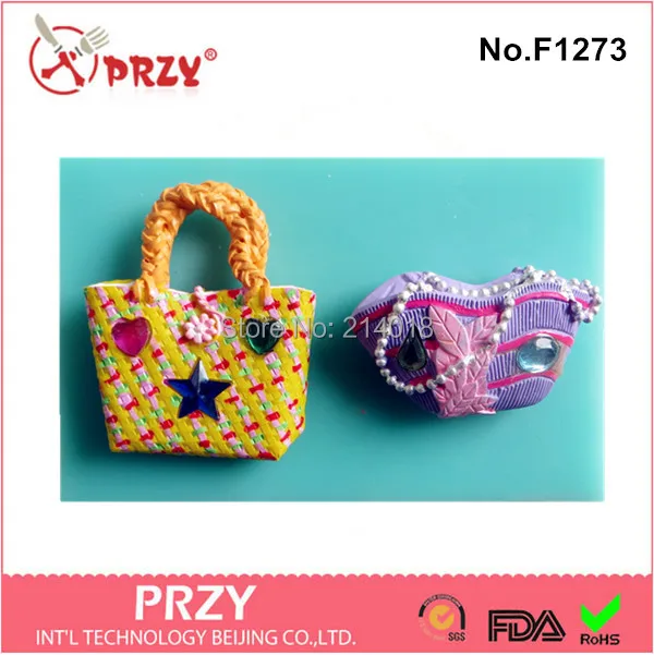 

2015NEW! Bag shaped chocolate mold silicon fondant Cake decoration mold wholesale fondant mold