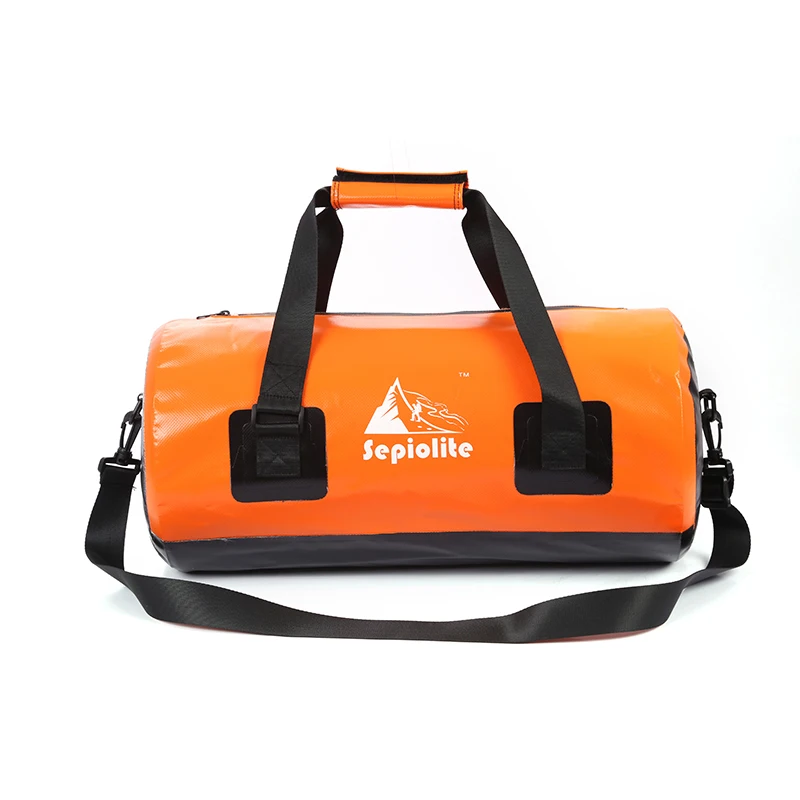 Sepiolite brand20L30L большая емкость ПВХ водонепроницаемый вещевой Спорт Фитнес Йога плавательный мешок с водонепроницаемой молнией - Цвет: orange 30L