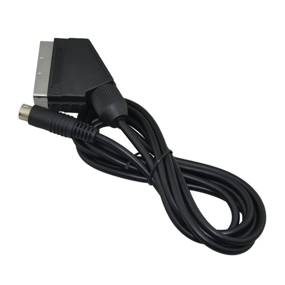 Высококачественный кабель для Sega Saturn SS RGB Real SCART TV Lead консолей NTSC|lead cable|rgb scart cablelead