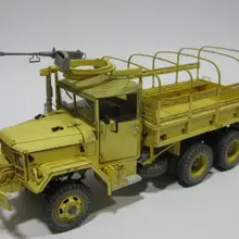 Второй мировой войны GMC M35 A2 2,5 тонн грузовой автомобиль 3D Бумага модель ди