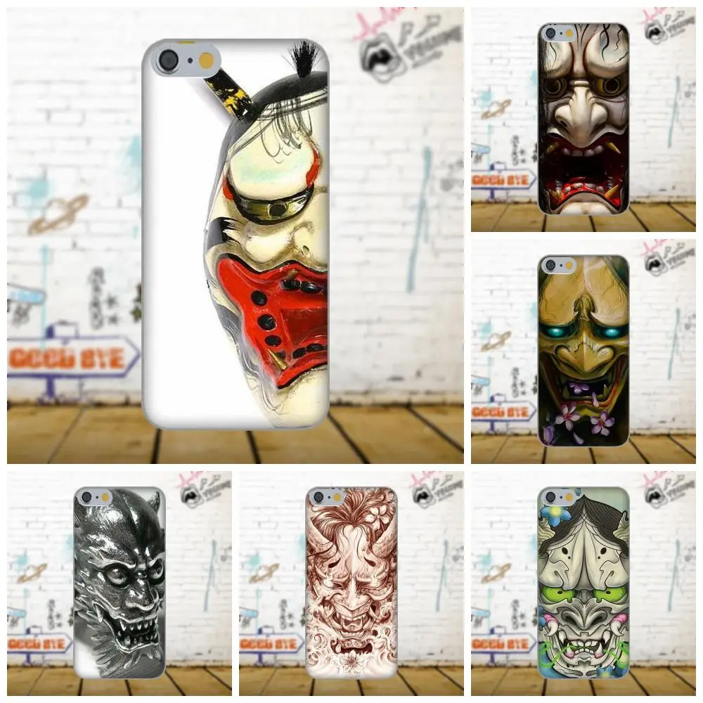 Защитные Чехлы Hannya Demon Mask для Apple iPhone 4 4S 5 5C 5S SE 6 6S 7 8 Plus X For LG G3 G4 G5 G6 K4 K7 K8 K10 V10 V20 |
