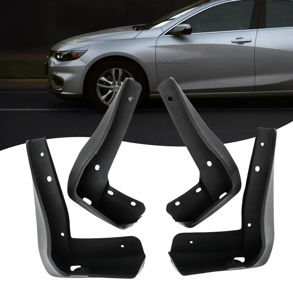 For Honda Accord Sedan 2013-2015 Paint Black Mud Flaps Splash Guard Mudguard