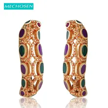 Серьги-гвоздики MECHOSEN в простом стиле из розового золота для женщин и девушек, эмаль, медь, металл, английский замок, серьги, пирсинг для ушей