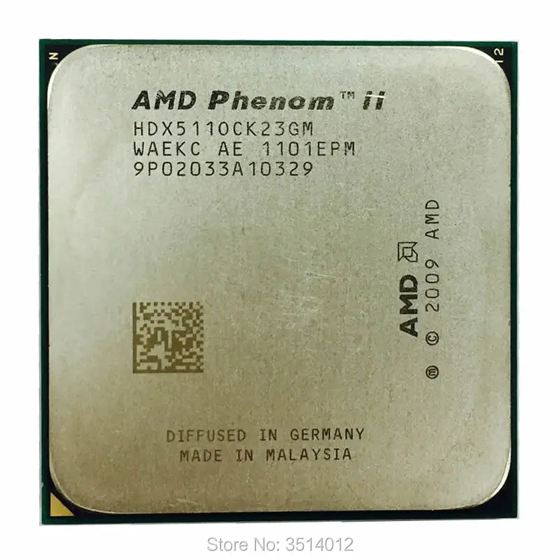 Двухъядерный процессор AMD Phenom II X2 511 3 4G 65 Вт разъем AM3 hdx511ok23gm | Компьютеры и офис