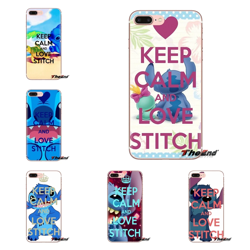 

For Huawei G7 G8 P7 P8 P9 P10 P20 P30 Lite Mini Pro P Smart Plus 2017 2018 2019 Phone Cover Housing keep calm and love stich Art