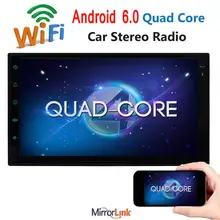 Eincar 7″ Android 6.0 Quad Core Double 2 Din Car Radio Stereo NO-DVD player car styling support GPS OBD2 3G/4G WiFi Bluetooth