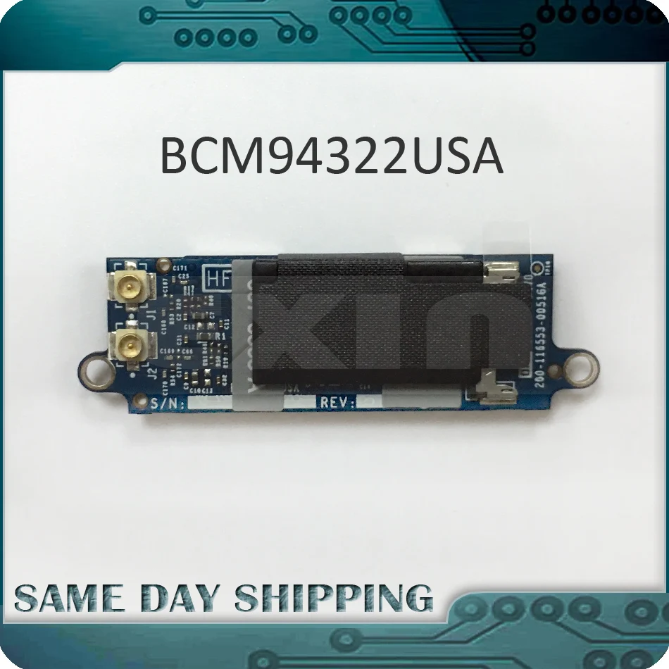 Used 607-4144-A Wifi Bluetooth Airport Card for Apple Macbook Pro A1278 A1286 Wifi Bluetooth Airport Card 2008 2009 2010 Year