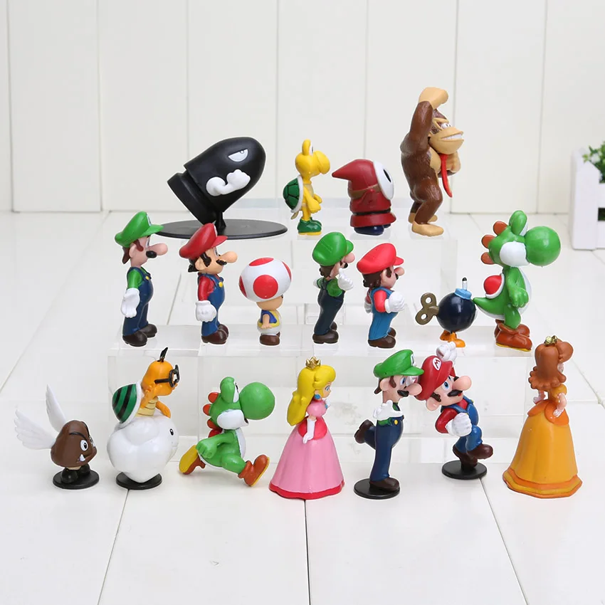 18pcs/set Super Mario Bros 1\