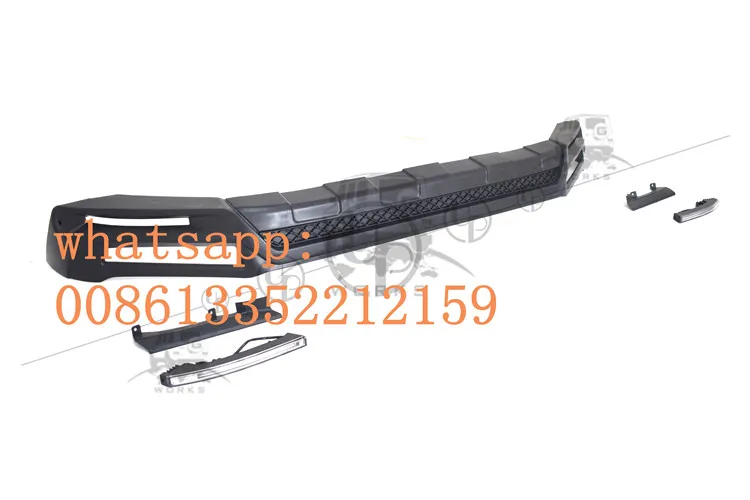 G CLASS G500 B style front lip fit for 2019 year G wagon G500 with lights (13)
