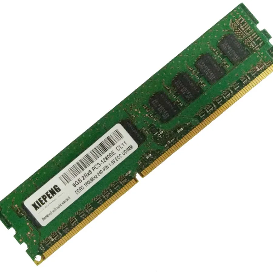 Серверная оперативная память 8 ГБ DDR3 1600 МГц 4 Гб 2Rx8 PC3-12800E память 8 ГБ 1600 МГц DDR3 ECC SD ram для рабочей станции