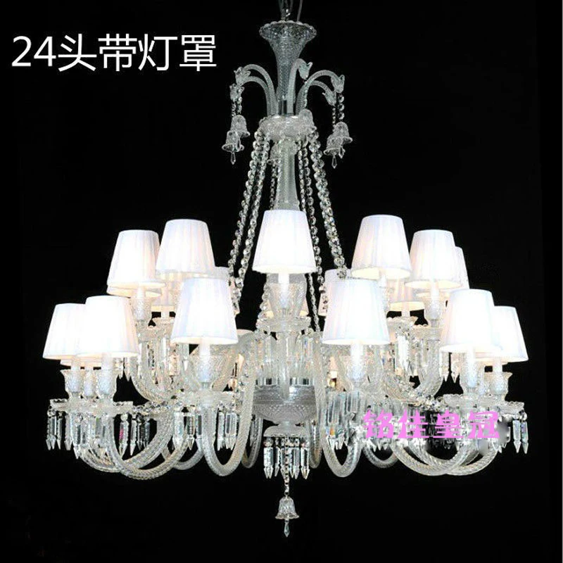Black Chandelier For Living Room 24 Arm Retro Large Crystal Black Chandelier For Living Room 24 Arm Retro Large Crystal Chandeliers Led Home Lighting Bedroom In From Lights