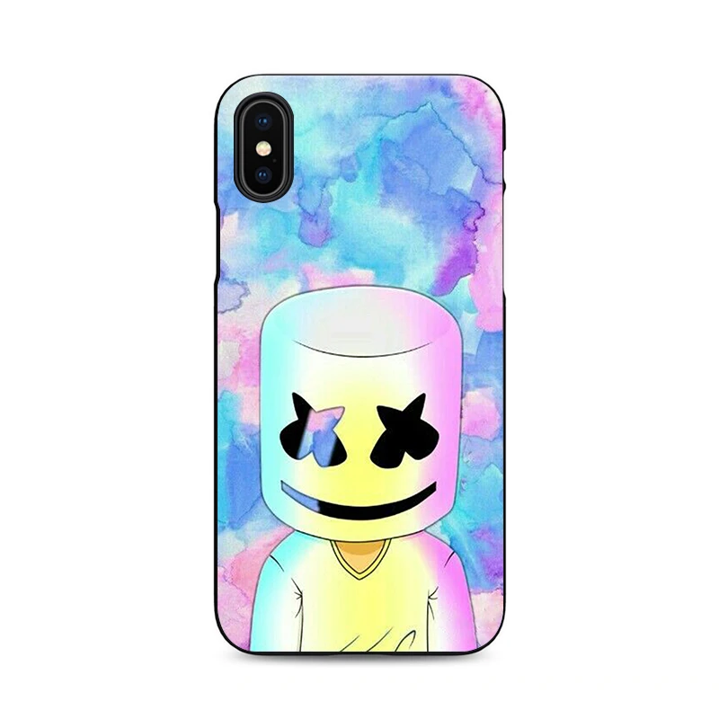 Чехол dj marshmallow для iphone 7 plus, мягкий ТПУ черный чехол для телефона, чехол s для iphone X XR XS MAX 6 6s 7 8 plus 5 coque fundas - Цвет: 5324