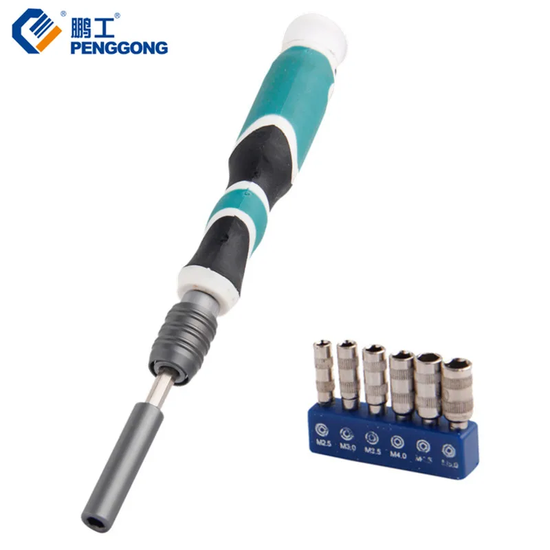 Набор Магнитных отверток pengong 8 шт.|screwdriver set magnetic|socket bitscrewdriver |