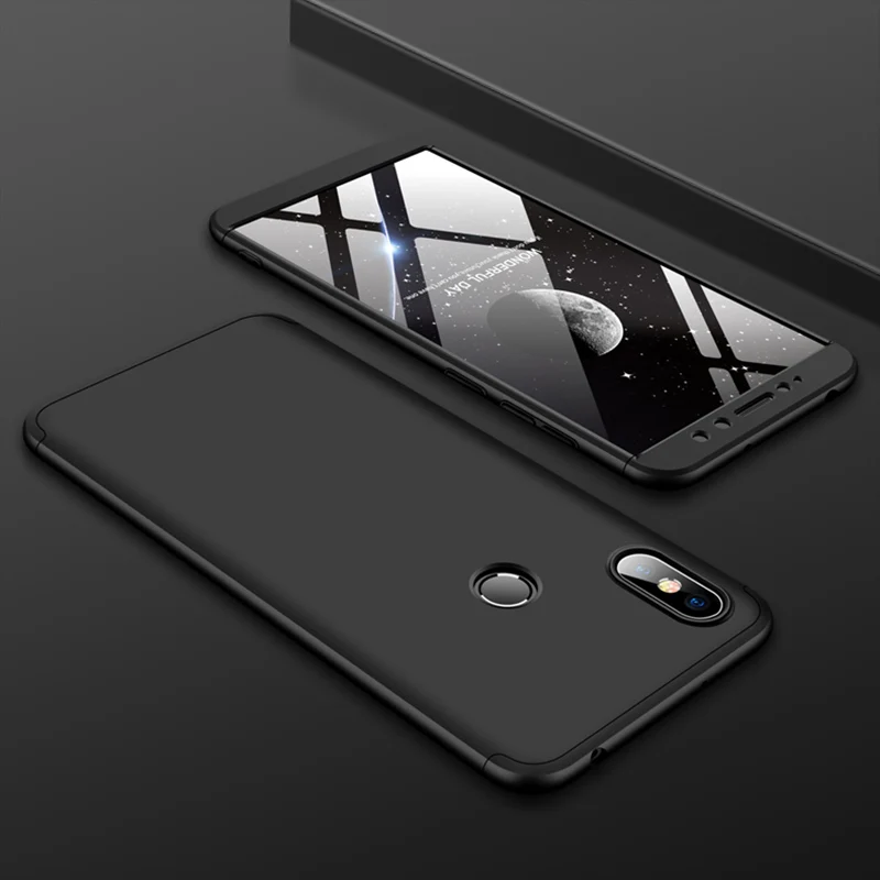 Чехол для телефона Xiaomi redmi S2 Y2 чехол 360 полный защитный 3 в 1 матовый Жесткий ПК
