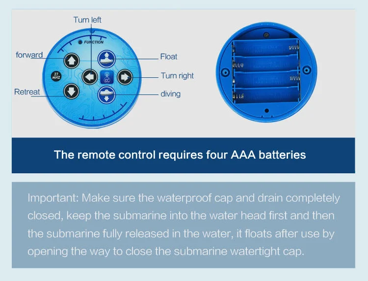 Мини дистанционная подводная игрушка модель лодки глубина вращения 360 ° 6CH 40 mhz/27 mhz подводная лодка на радиоуправлении детские игрушки можно заряжать