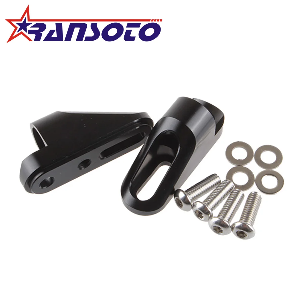 

RANSOTO Full Aluminum CNC Motorcycle rearview Side mirror adapter