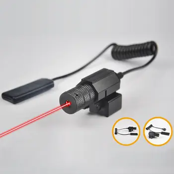 

Tactical Mini Red Dot Laser Sight With Tail Switch On Off Button with Lengthen Rat Tail Hunting Optics Hunting Optics