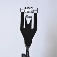 3pcs סט 3pcs / סט לוח כלי אטב אוטומטי Trim קליפ מסיר דלת המכונית אוטומטית פלייר פולר קליפ שימור תיק בר מסיר שחרר כלי + ניילון (4)