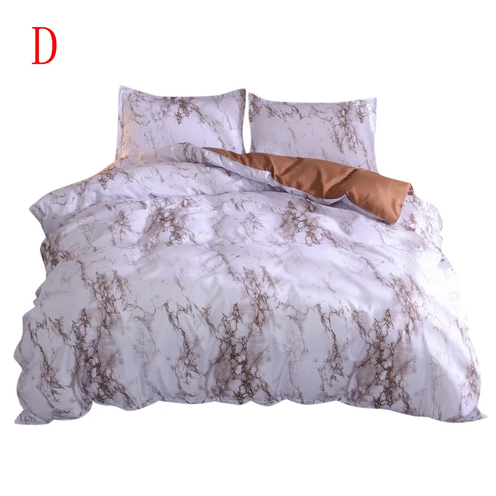 Простой Мраморный d постельные принадлежности простой комплект без листа мраморный пододеяльник высокого класса постельное белье полиэстер покрытие домашний текстиль
