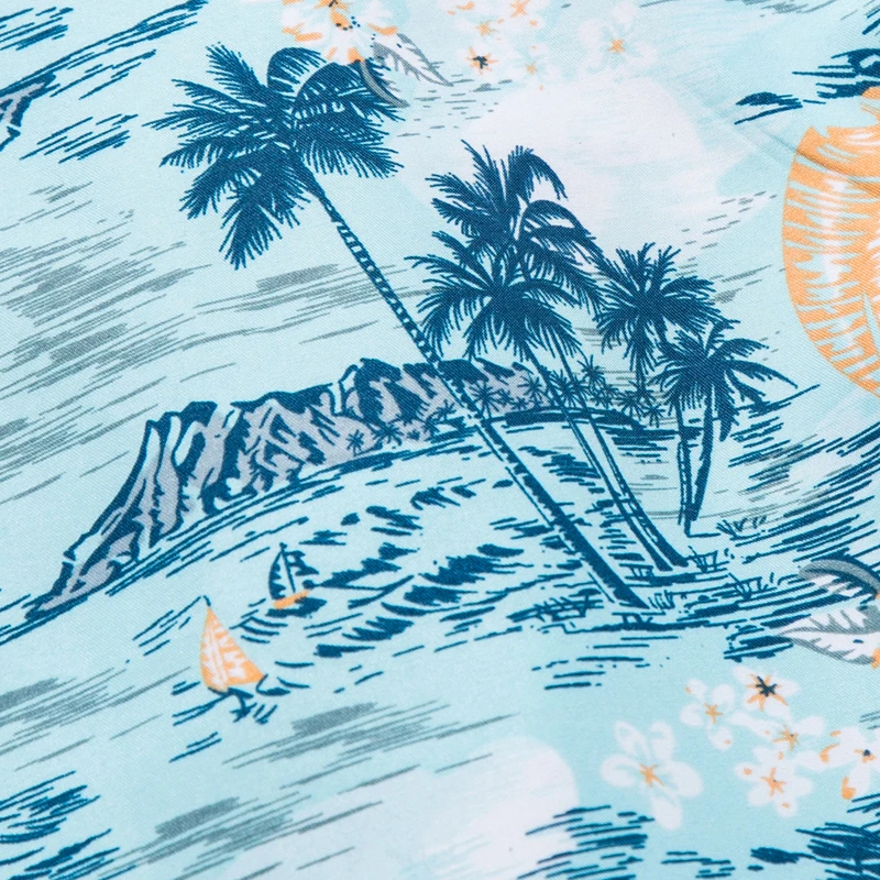Мужские футболки модные печатные бермуды футболки пляжные футболки Свободные повседневные с коротким рукавом Гавайские праздничные футболки мужские топы