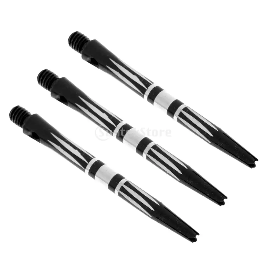 3 Pcs Pro 2BA Thread Alloy Re-Grooved Dart Stems Shafts - 4 Colors