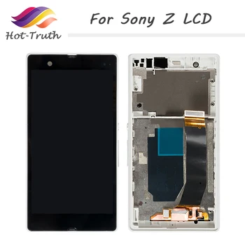 

Original Screen For Sony Xperia Z LCD Display Touch Screen Digitizer With Frame For SONY Xperia Z L36H C6603 C6602 Display