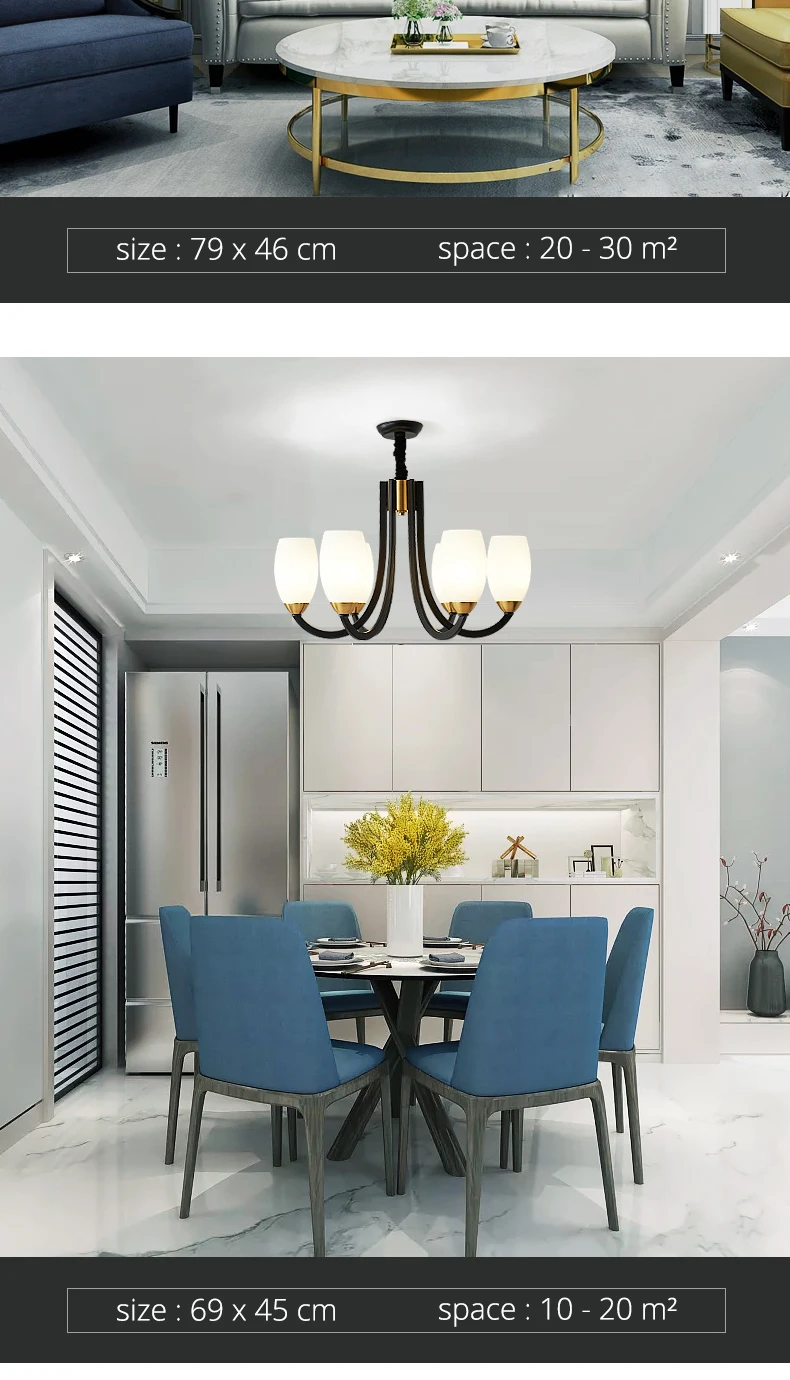 DX Modern Led Chandelier (5)