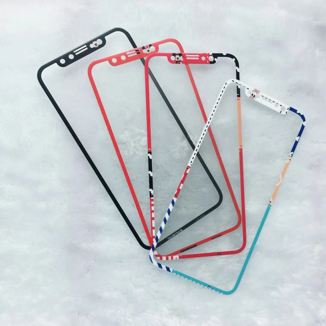 3D волокно мультфильм милый Дональд Дак телефон пленка Защитная Для iPhone 11 Pro XS MAX X XR 8 7 6 Plus закаленная пленка протектор экрана