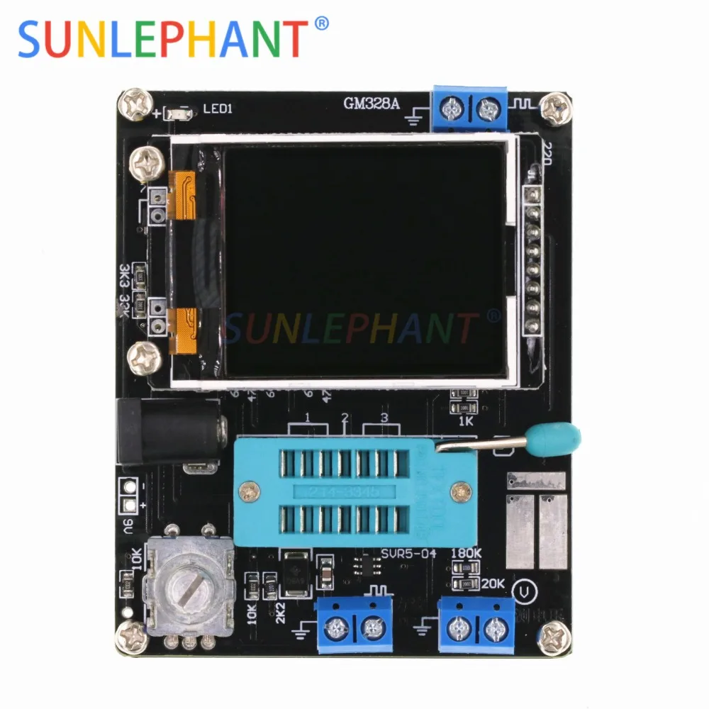 

Full Assembled LCD GM328A Transistor Tester Diode Capacitance ESR Voltage Frequency Meter PWM Square Wave Signal Generator SMT