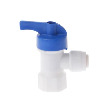 

Tank Angle Ball Valve 1/4'' Tube For RO Reverse Osmosis Filter System Purifier