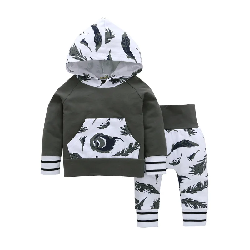 

New Born Baby Clothes Set T-Shirt+Pant Winter Baby Boy Girl Wear Baby Coat with Cap Warm-keeping Clothing for New Born Baby