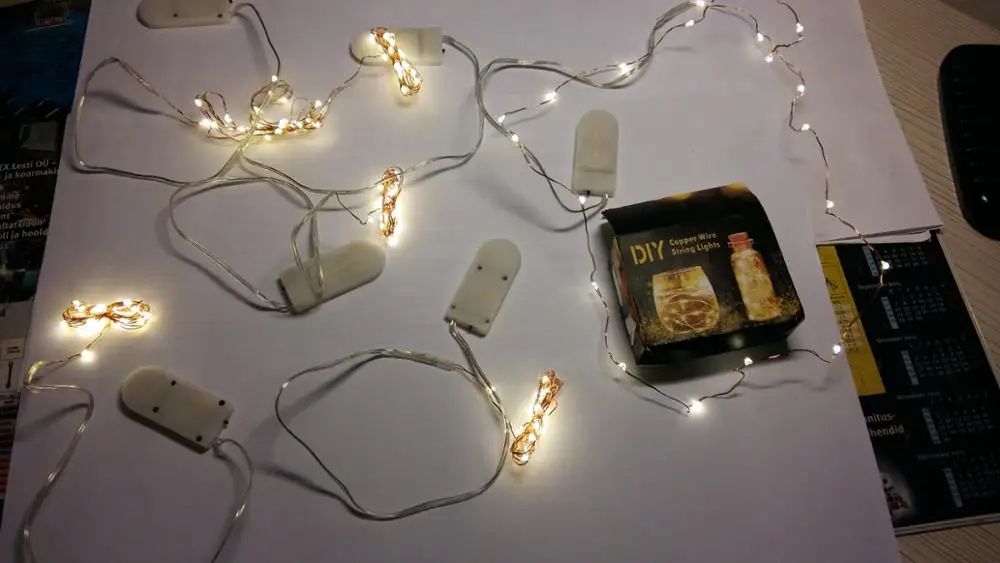 Chiclits Garland Led Light String 2M3M Copper Wire Fairy Lights Christmas String Waterproof Outdoor Battery Powered Led Light (17)