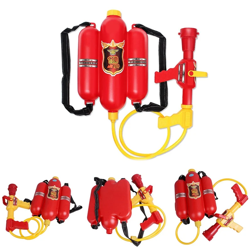 

Backpack Fireman Toy Water Gun Sprayer Squirter Accessory For Children Summer Playtoy
