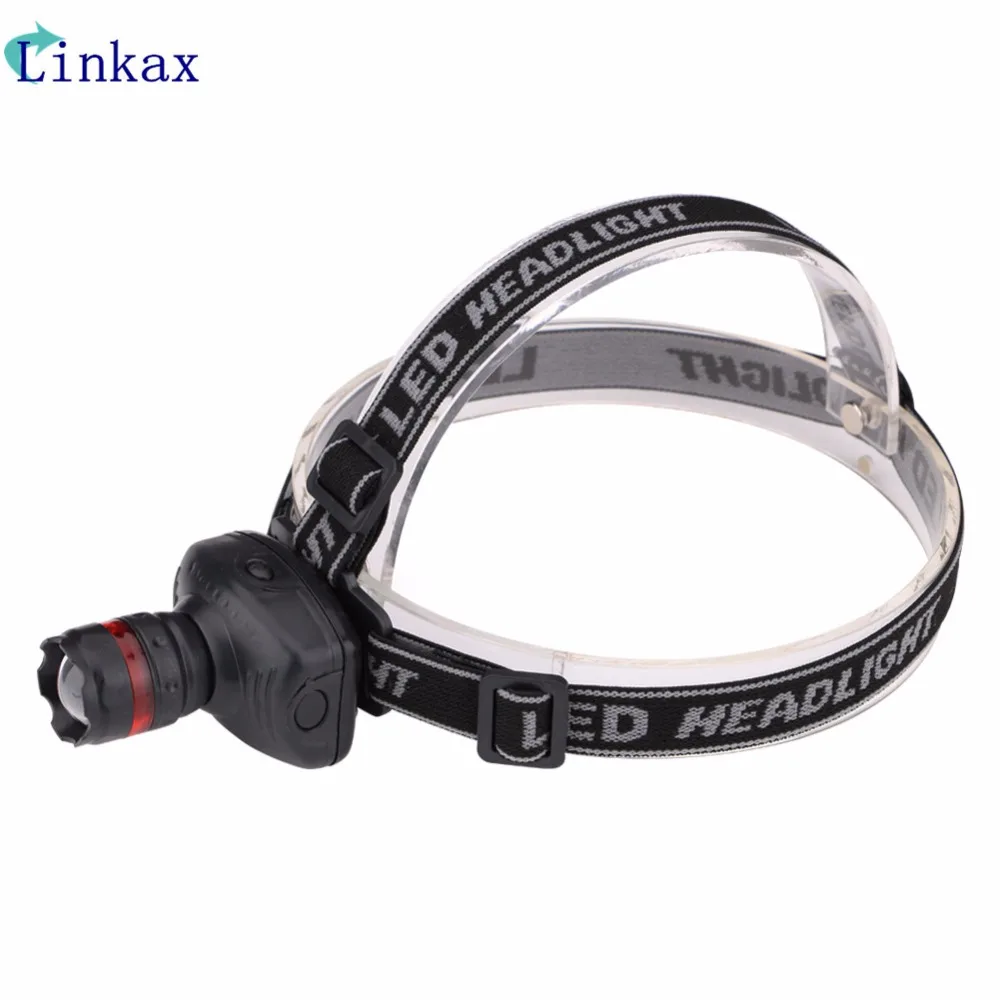 cheap Portable 3 Mode Headlamp LED Headlight Flashlight Frontal Lantern Zoomable Head Torch Light Bike Riding Lamp For Camping Hunting